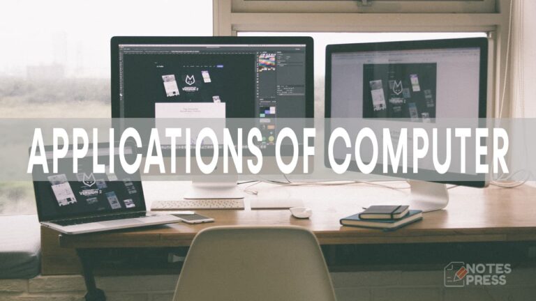 Basic Applications of Computer Science in Various Fields