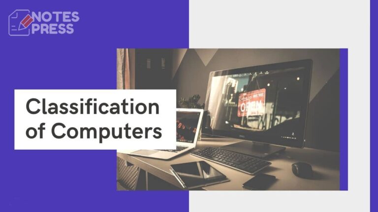 Classification of Computers With Example