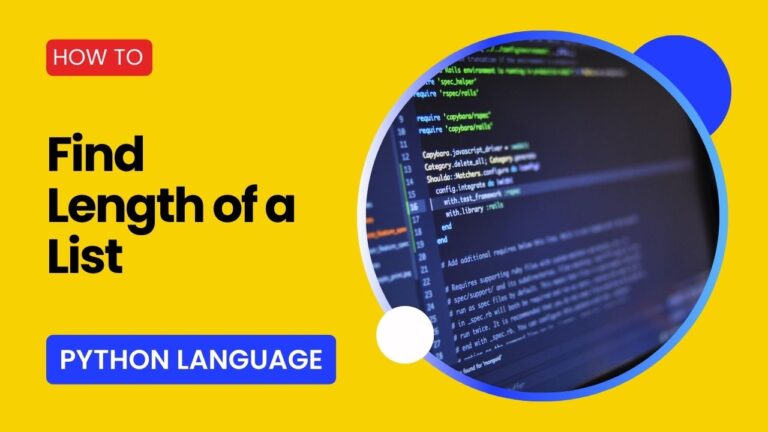 How to Find Length of List in Python?